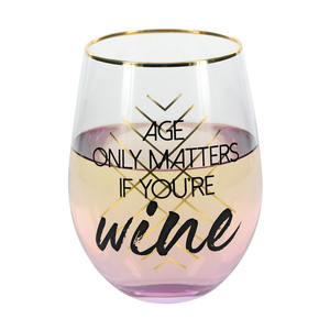 Wine by Salty Celebration - Stemless Wine Glass