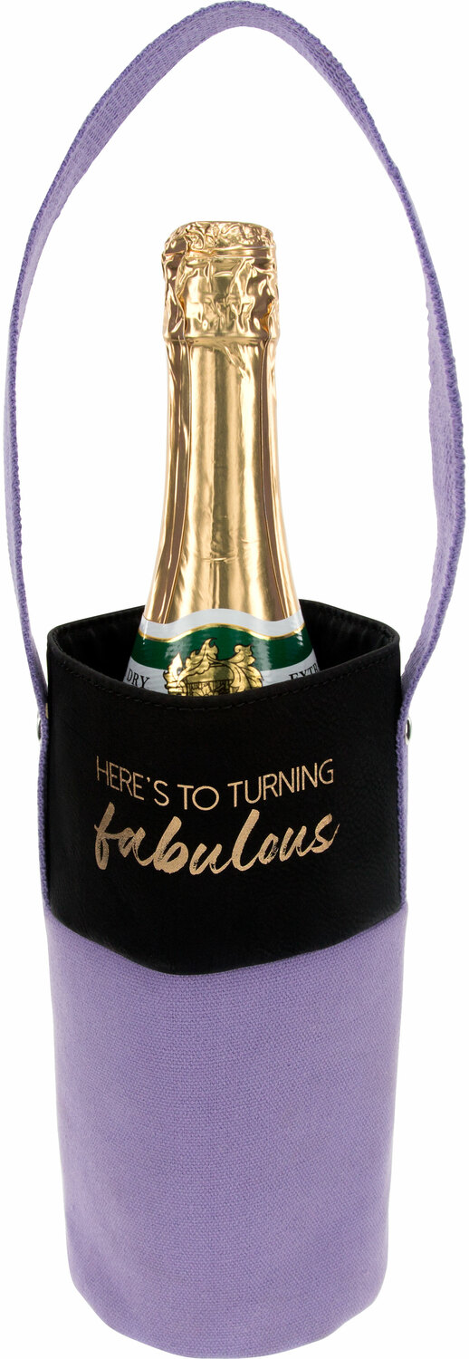 Fabulous by Salty Celebration - Fabulous - Canvas Bottle Gift Bag