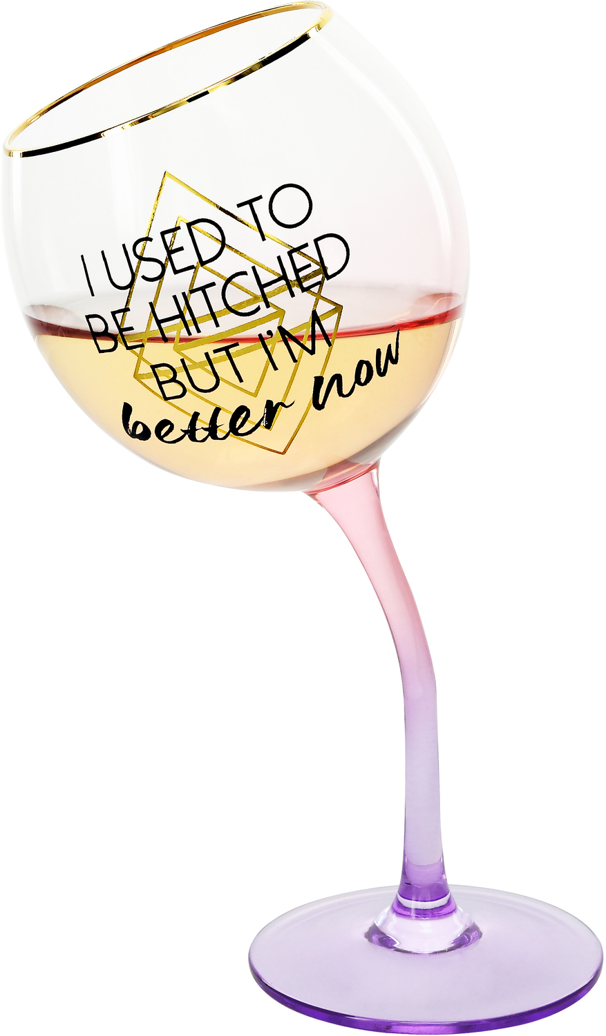 Better Now by Salty Celebration - Better Now - 11 oz Tipsy Stemmed Wine Glass