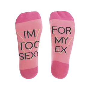 Too Sexy by Salty Celebration - Ladies Cotton Blend Sock