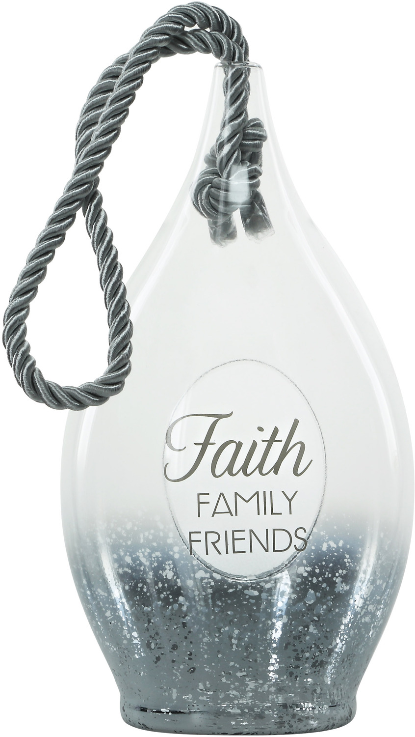 Faith by Lots of Lanterns - Faith - 11.5" Smoke Glass Lantern