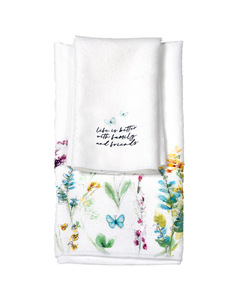 Family and Friends by Meadows of Joy - Hand & Fingertip Towel Gift Set