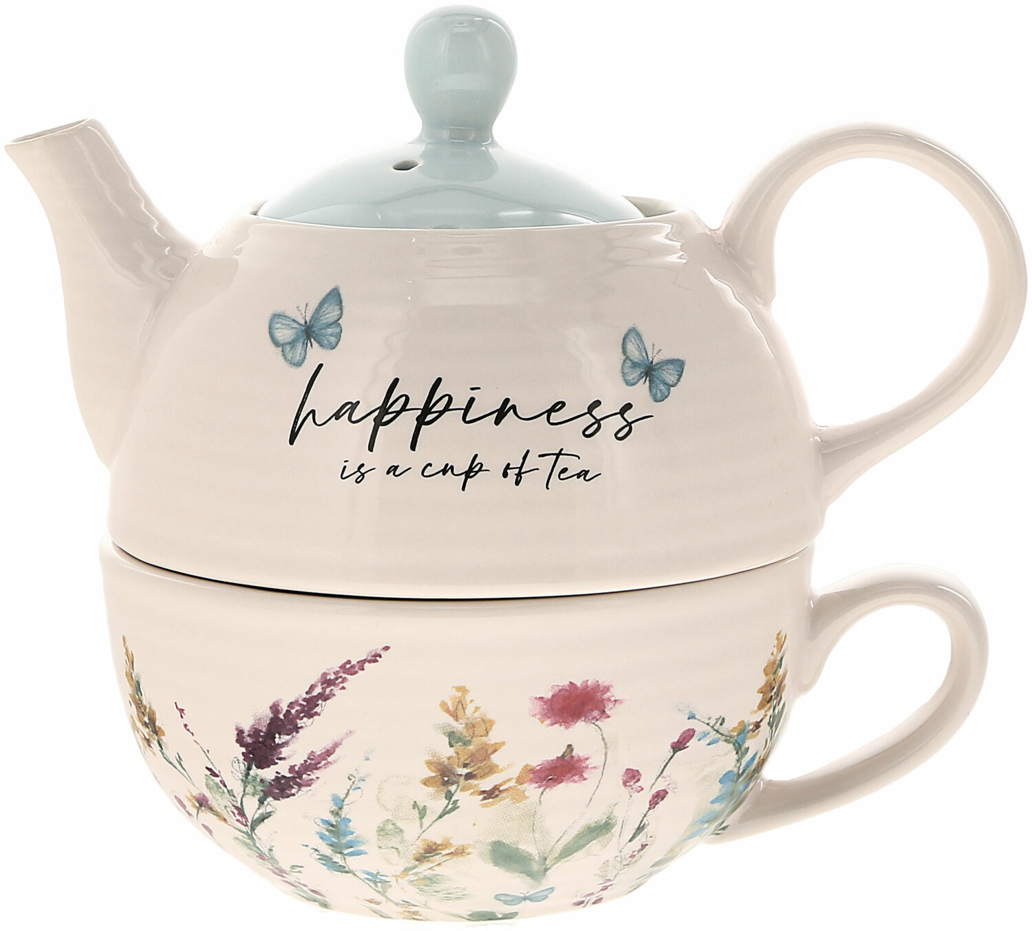 Happiness by Meadows of Joy - Happiness - Tea for One
(14.5 oz Teapot & 10 oz Cup)
