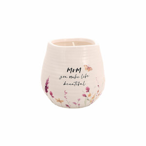 Mom by Meadows of Joy - 8 oz - 100% Soy Wax Candle
Scent: Tranquility