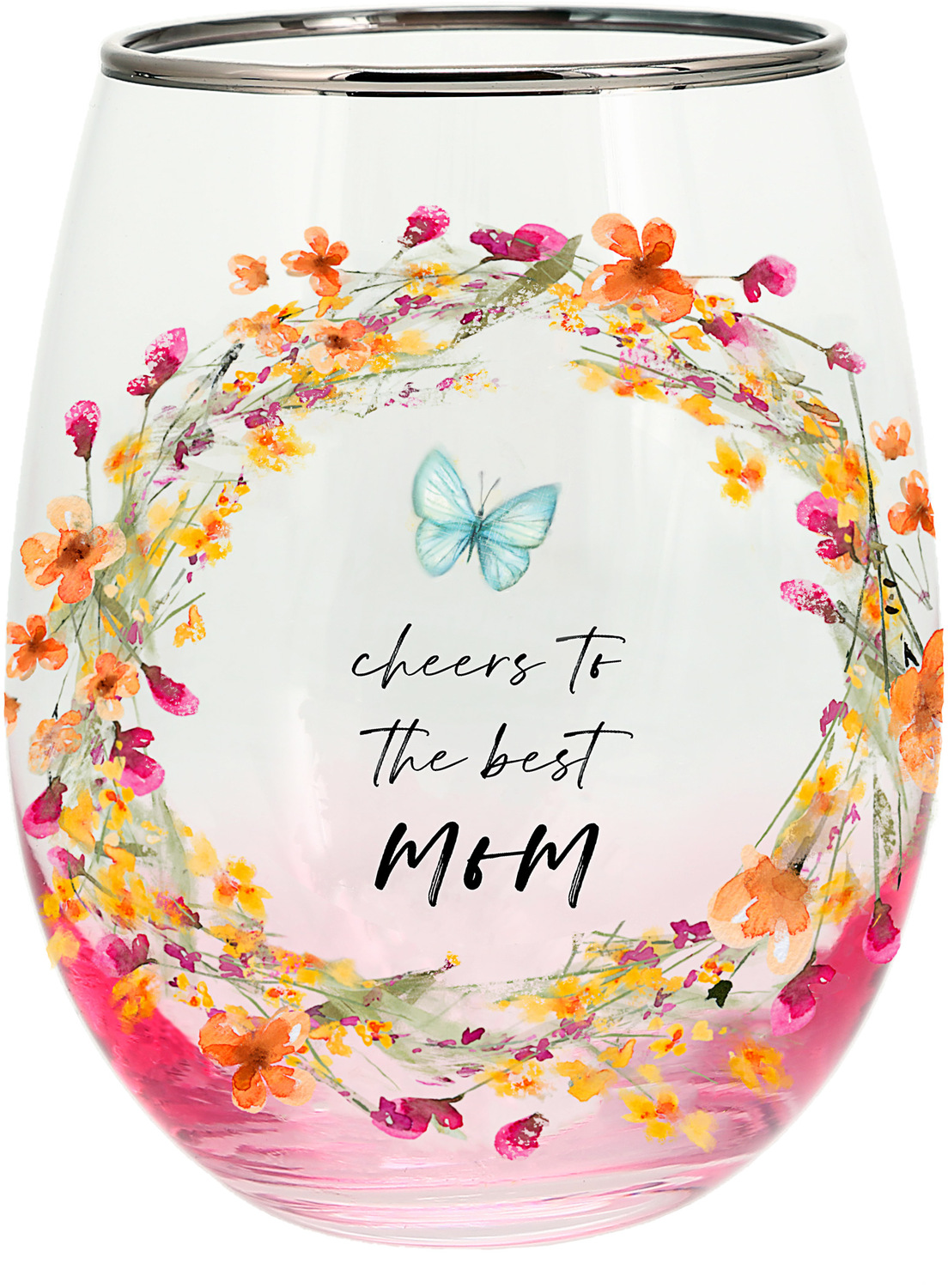 Mom by Meadows of Joy - Mom - 20 oz Stemless Wine Glass