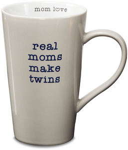 Twin Mom by Mom Love - 5.5" -  18 oz Latte Mug