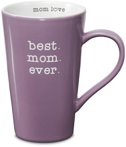 Best Mom by Mom Love - 5.5" -  18 oz Latte Mug