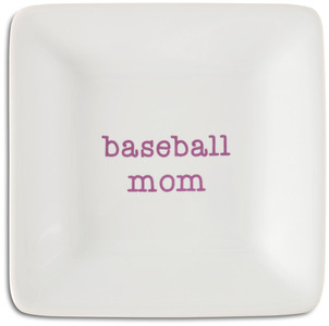 Baseball Mom by Mom Love - 4.5" Keepsake Dish