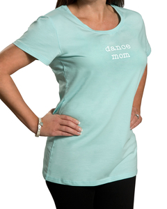 Dance Mom by Mom Love - Small Teal/Mint Green T-Shirt