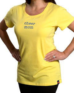 Cheer Mom by Mom Love - Small Yellow T-Shirt
