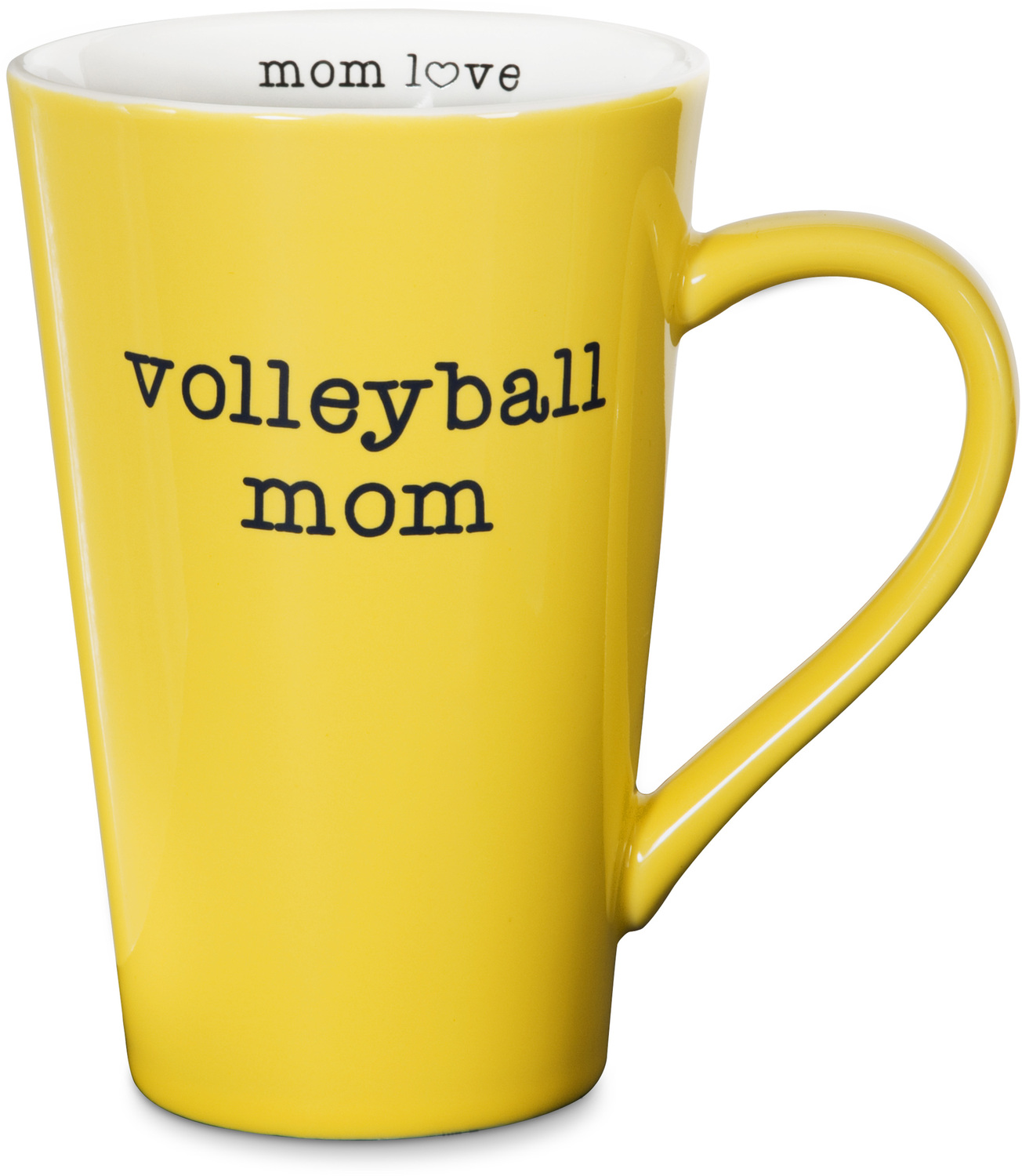 Volleyball Mom by Mom Love - Volleyball Mom - 5.5" -  18 oz Latte Mug