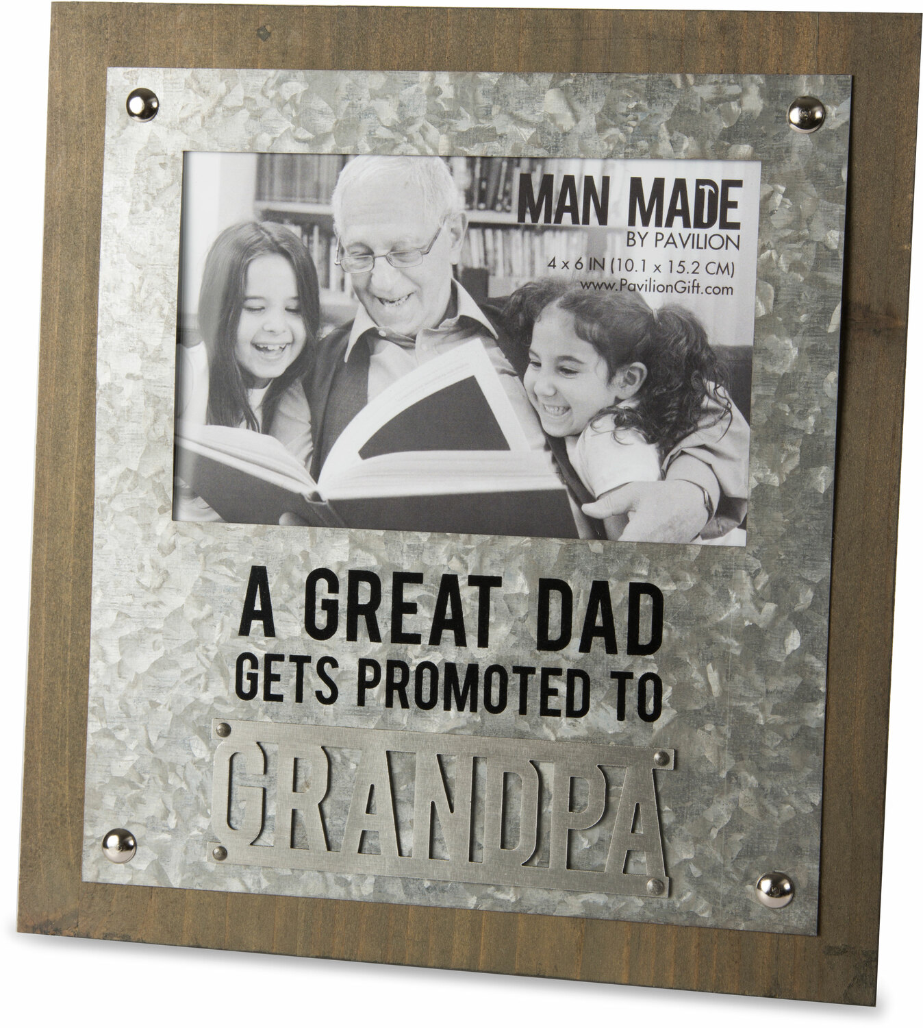 Grandpa by Man Made - Grandpa - 8.25" x 9" Frame
(Holds 4" x 6" Photo)
