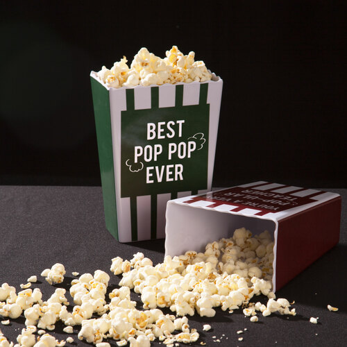 Pop Pop, 7.5" Melamine Popcorn Bowl Man Made Pavilion