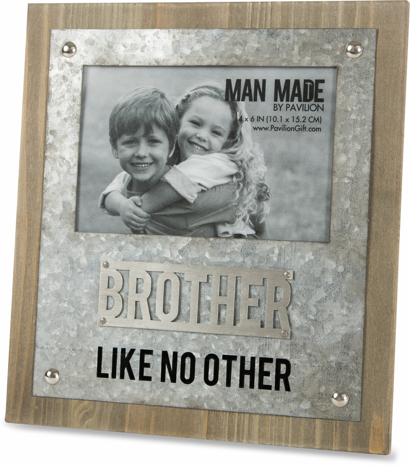 Brother by Man Made - Brother - 8.25" x 9" Frame
(Holds 4" x 6" Photo)