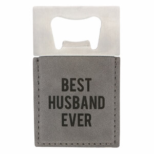 Husband by Man Made - 2" x 3.5" Bottle Opener Magnet