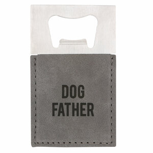 Dog by Man Made - 2" x 3.5" Bottle Opener Magnet