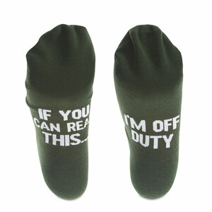 Off Duty by Man Made - Mens Cotton Blend Sock