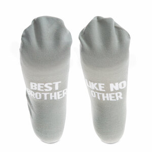 Best Brother by Man Made - Mens Cotton Blend Sock