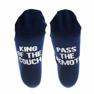 Couch King by Man Made - Mens Cotton Blend Sock