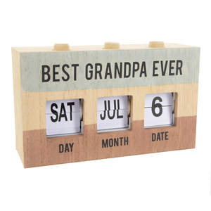 Grandpa by Man Made - Perpetual Desk Calendar