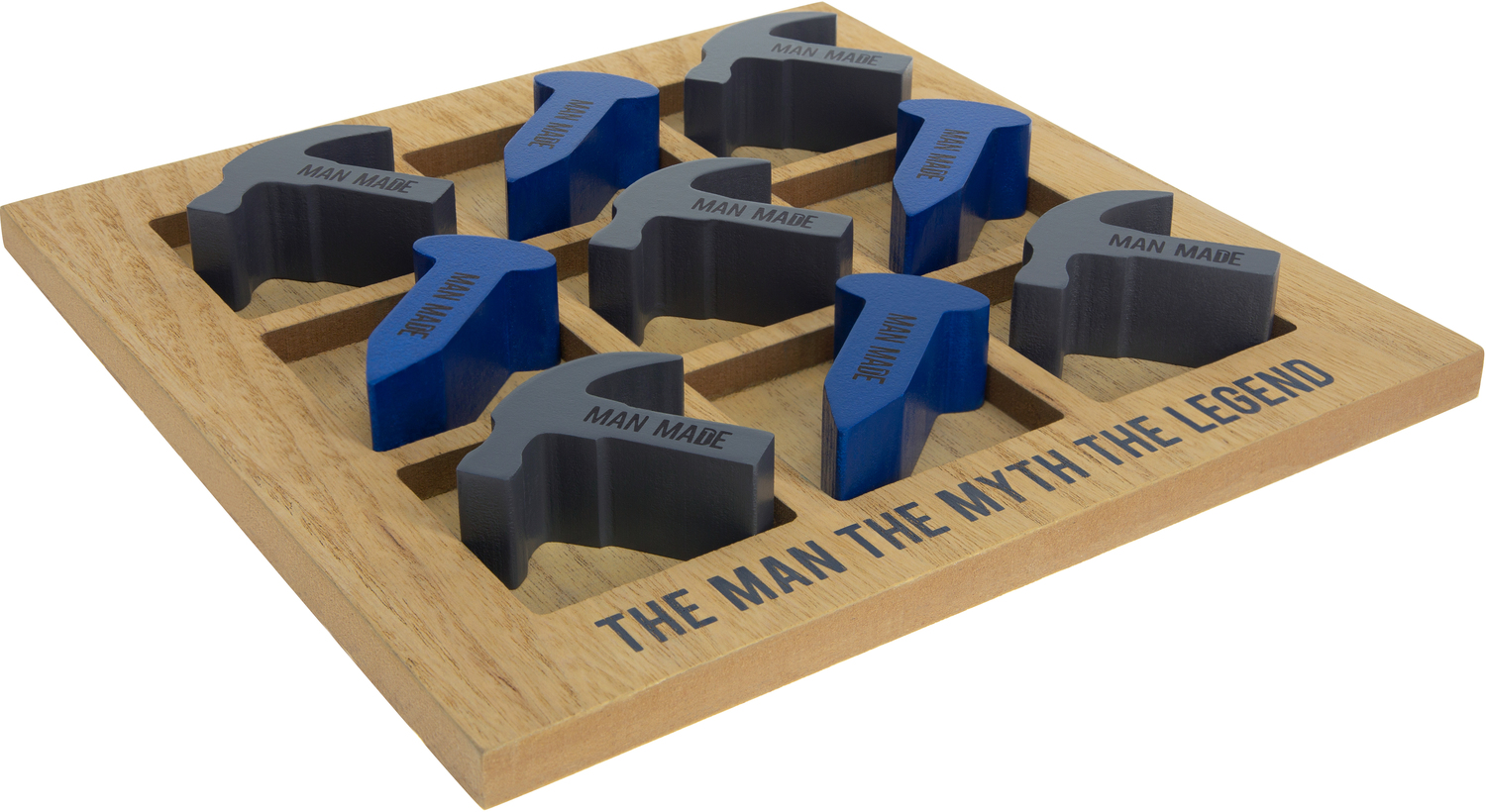 The Legend by Man Made - The Legend - 9.75" MDF Tic-Tac-Toe Set