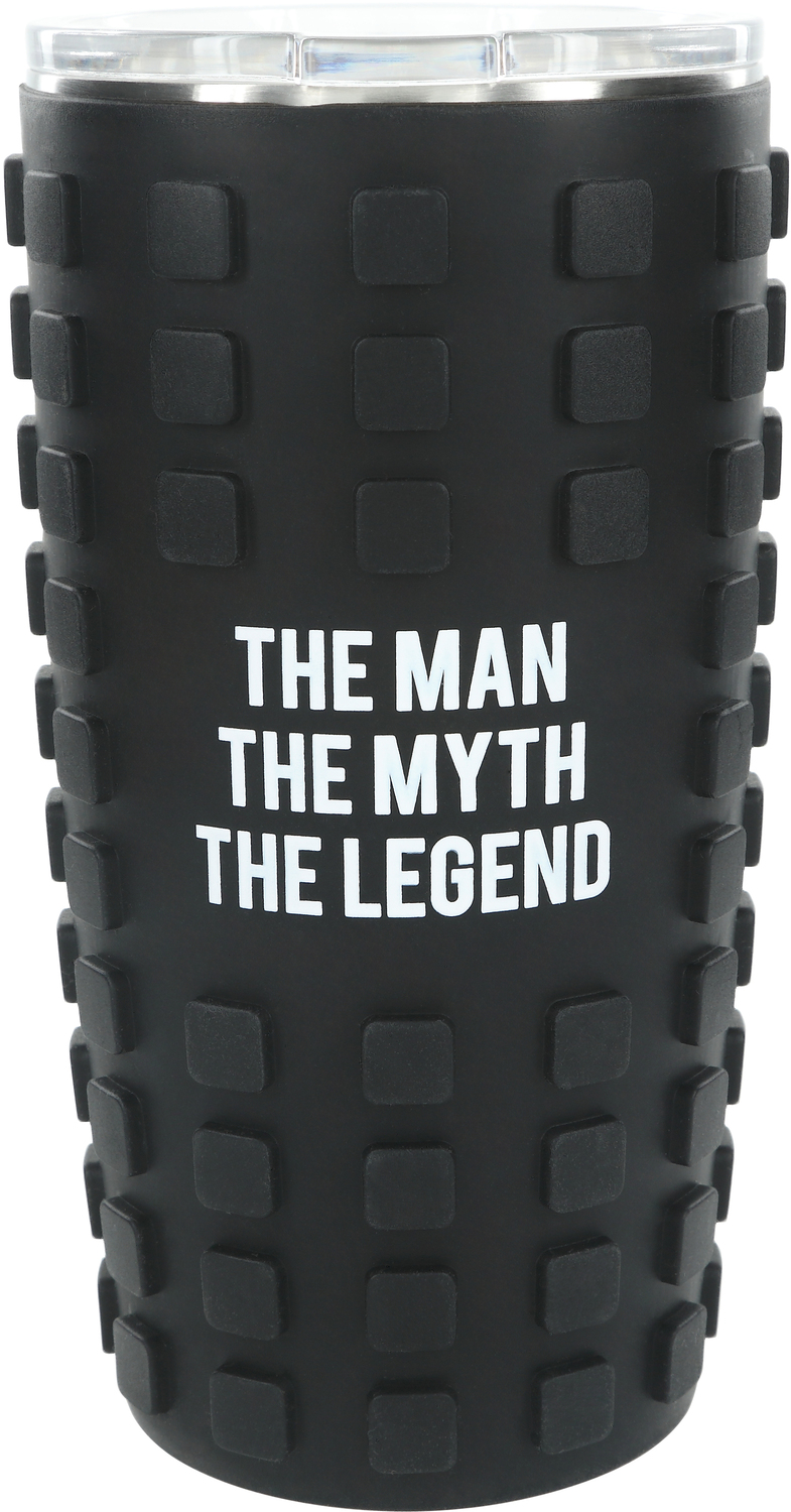 The Legend by Man Made - The Legend - 20 oz Travel Tumbler with 3D Silicone Wrap