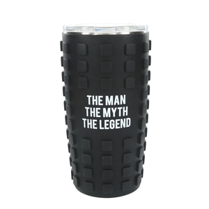The Legend by Man Made - 20 oz Travel Tumbler with 3D Silicone Wrap