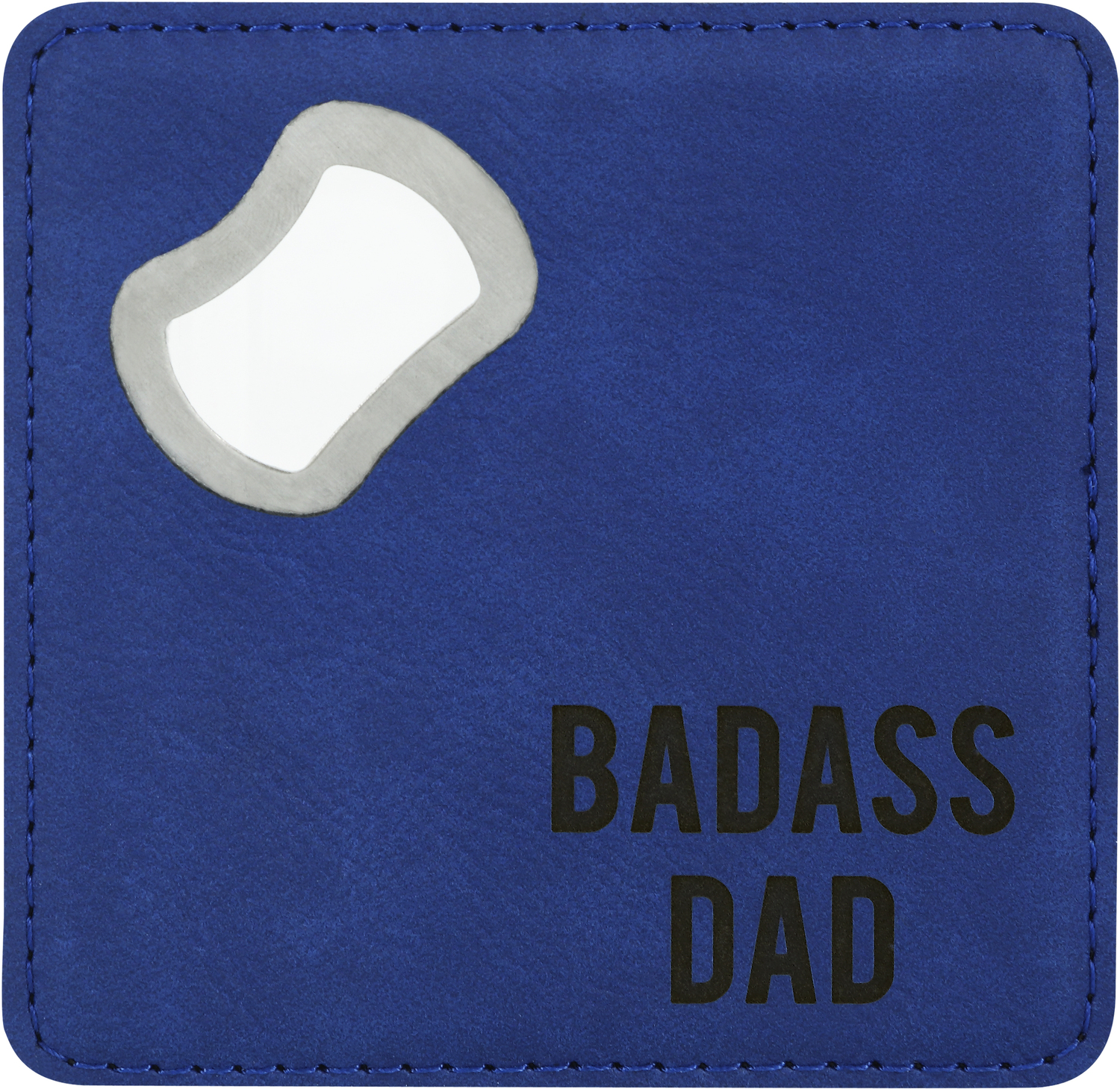 Badass Dad by Man Made - Badass Dad - 4" x 4" Bottle Opener Coaster