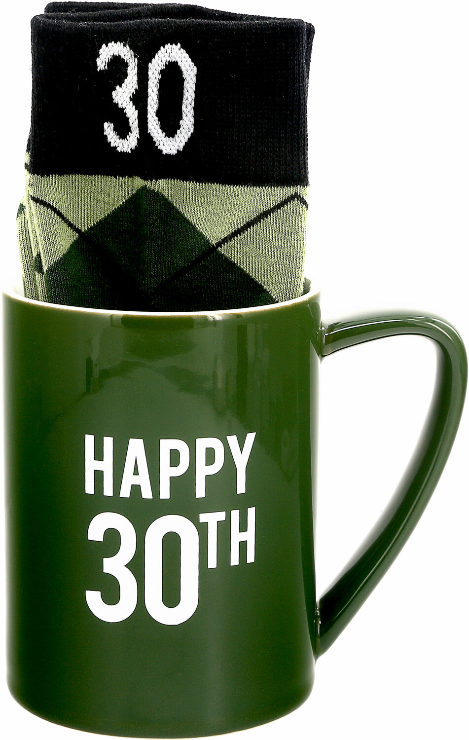 Happy 30th by Man Made - Happy 30th - 18 oz Mug and Sock Set