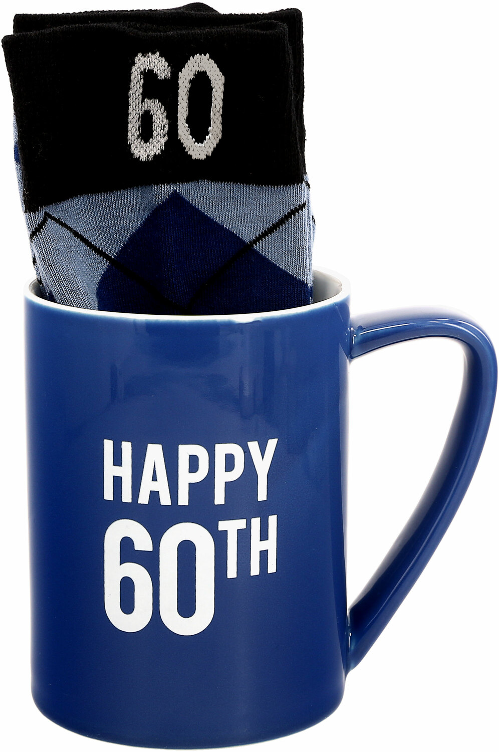 Happy 60th by Man Made - Happy 60th - 18 oz Mug and Sock Set