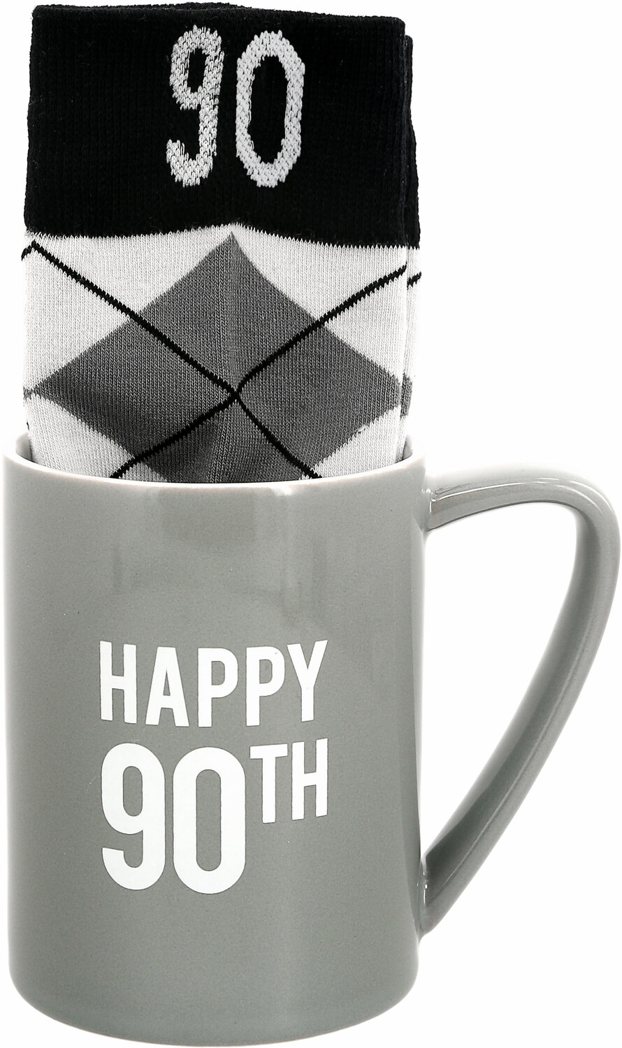 Happy 90th by Man Made - Happy 90th - 18 oz Mug and Sock Set
