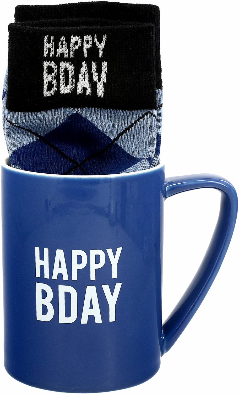 Happy Bday by Man Made - Happy Bday - 18 oz Mug and Sock Set