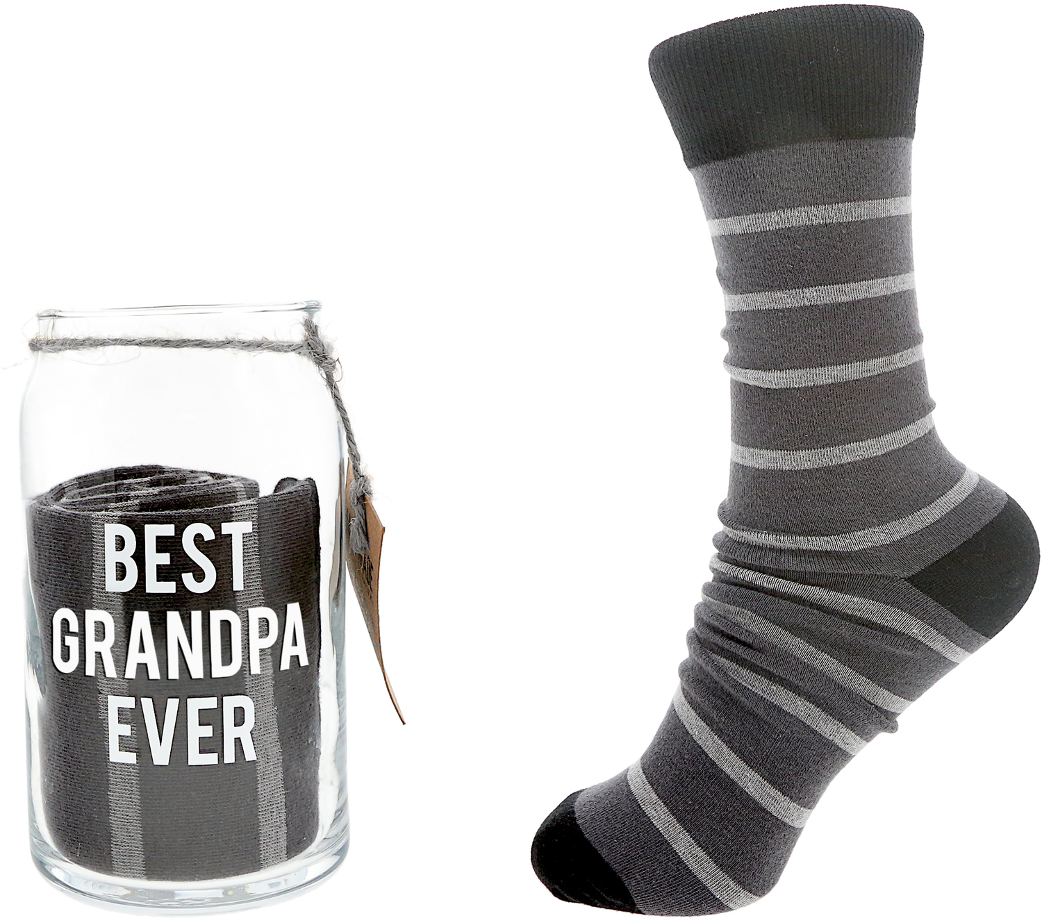 Best Grandpa by Man Made - Best Grandpa - 16 oz Beer Can Glass and Sock Set
