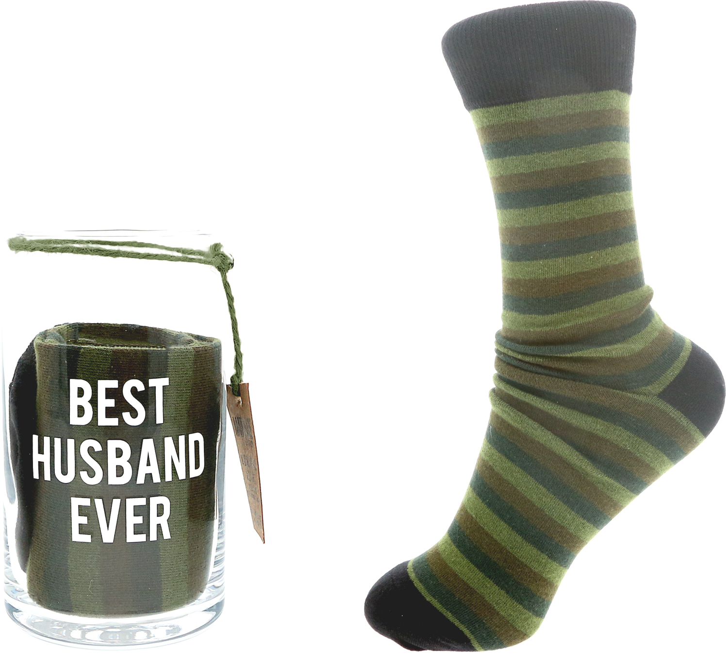 Best Husband by Man Made - Best Husband - 16 oz Beer Can Glass and Sock Set