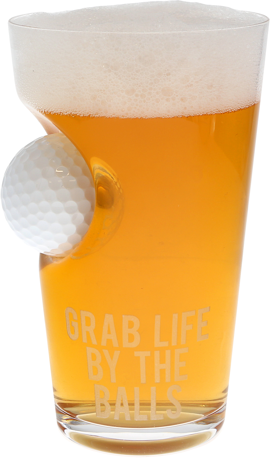 Life by Man Made - Life - 15 oz Golf Ball Glass