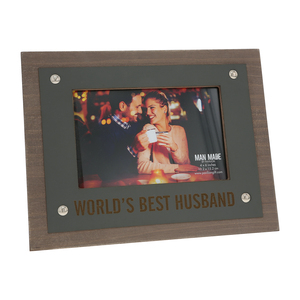 Husband by Man Made - 9" x 7" Frame
(Holds 6" x 4" Photo)