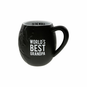 World's Best Grandpa  by Man Made - 20 oz Embossed Mug