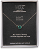 Liza Birthstone May Emerald by H2Z Made with Swarovski Elements - 