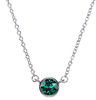Liza Birthstone May Emerald by H2Z Made with Swarovski Elements - Alt