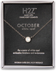 Liza Birthstone October White Opal by H2Z Made with Swarovski Elements - 