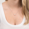 Liza Birthstone October White Opal by H2Z Made with Swarovski Elements - Model