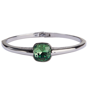 Isabel Erinite by H2Z Made with Swarovski Elements - 2.125" Crystal Bangle Bracelet made from Austrian Crystals