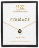 Courage Jet by H2Z Made with Swarovski Elements - 