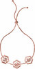 Rose Water Opal - Rose Gold Hexagon by H2Z Made with Swarovski Elements - Back