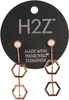 Rose Water Opal - Rose Gold Hexagon by H2Z Made with Swarovski Elements - Package