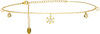 Crystal Snowflake
in Gold by H2Z Made with Swarovski Elements - Alt