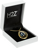 Denim Blue Teardrop by H2Z Made with Swarovski Elements - Package