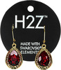 Siam Teardrop by H2Z Made with Swarovski Elements - Package