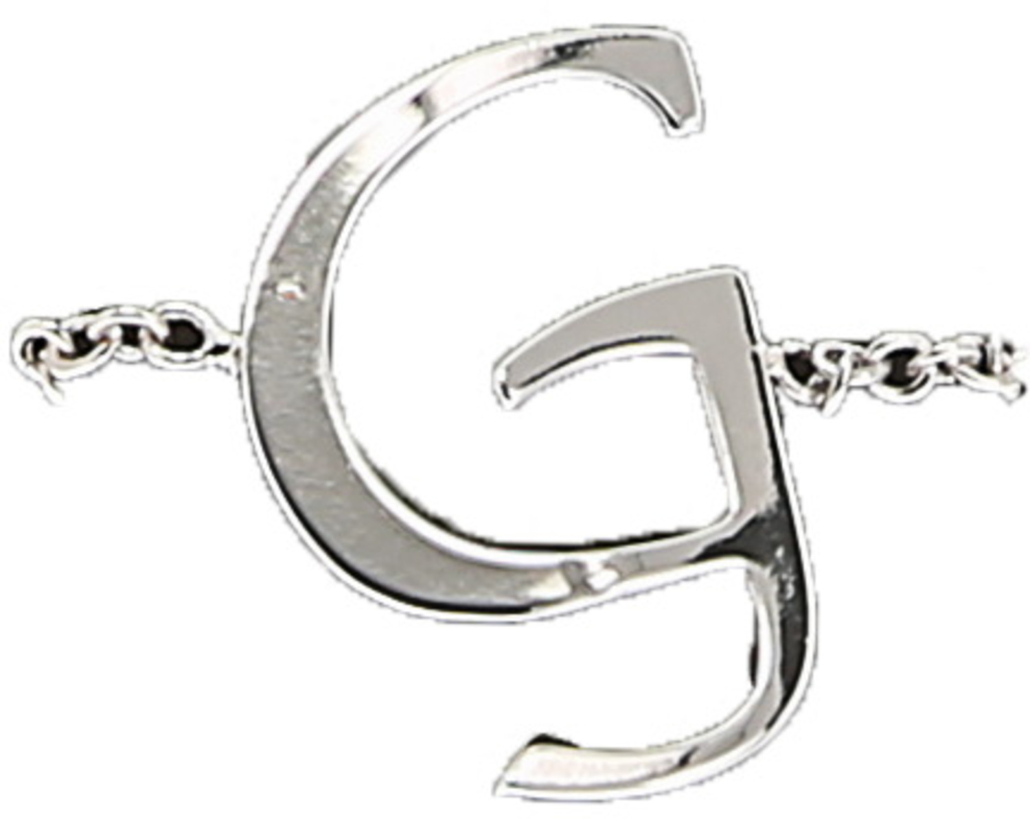 G by H2Z - Jewelry - G - Adjustable Rhodium Plated Monogram Ring