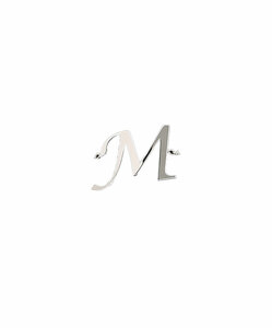 M by H2Z - Jewelry - Adjustable Rhodium Plated Monogram Ring